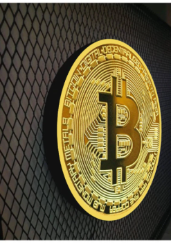 Bitcoin Logo Led Leuchtschild Wandleuchte! (rund)